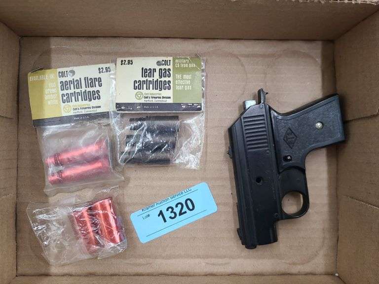 Colt Tear Gas Cartridges & Starter pistol Kramer Auction LLC