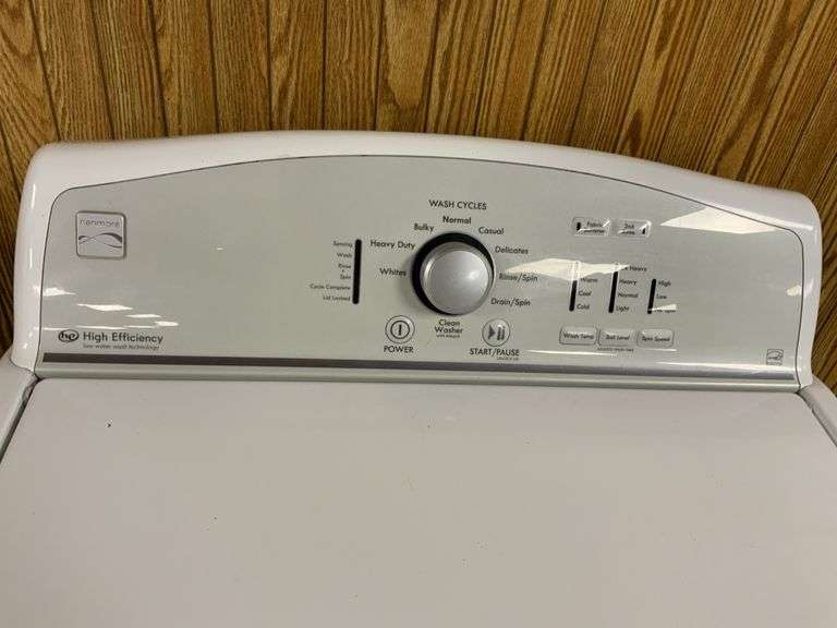 Kenmore HE washer, needs sensor for lid Legacy Auction Company