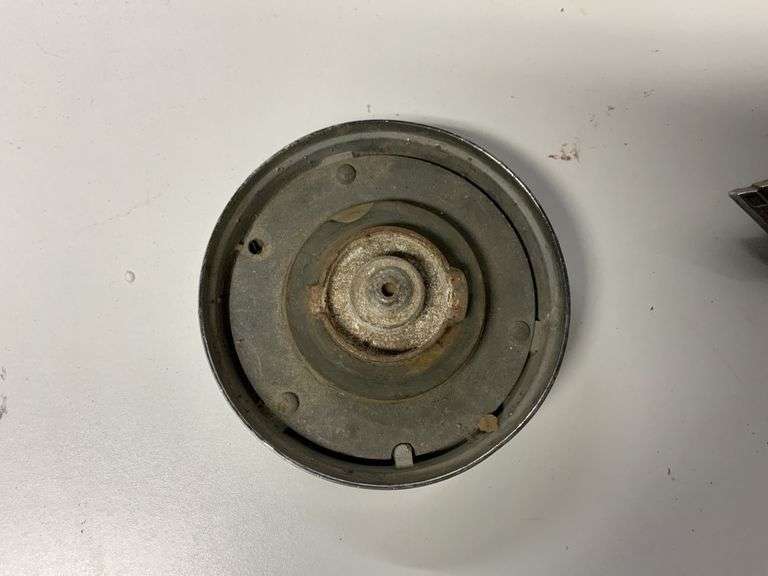 Gas cap, emblems Legacy Auction Company