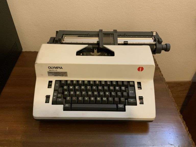 Olympia electric typewriter Legacy Auction Company
