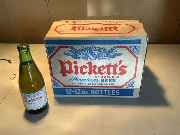 Pickett’s Beer case, full bottles Legacy Auction Company