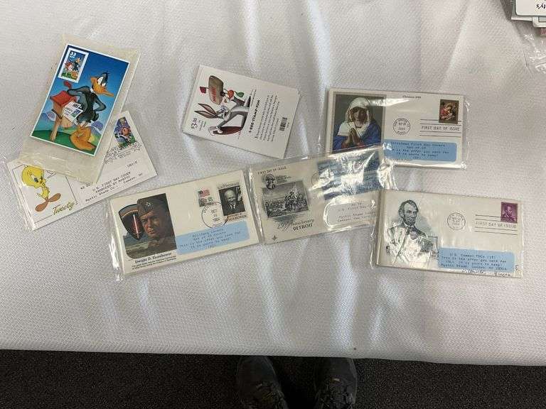 Envelopes/stamps Legacy Auction Company