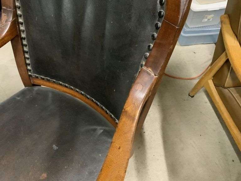 Vintage desk chair, arm is loose Legacy Auction Company
