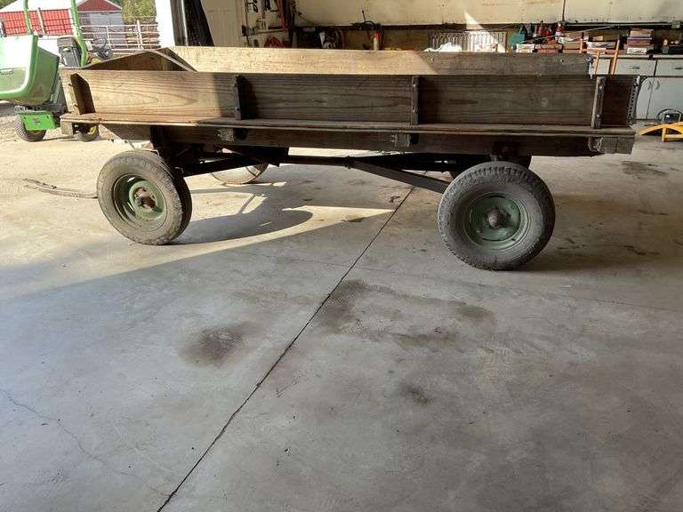 5 x 12’ box on David Bradley running gear With Legacy Auction Company