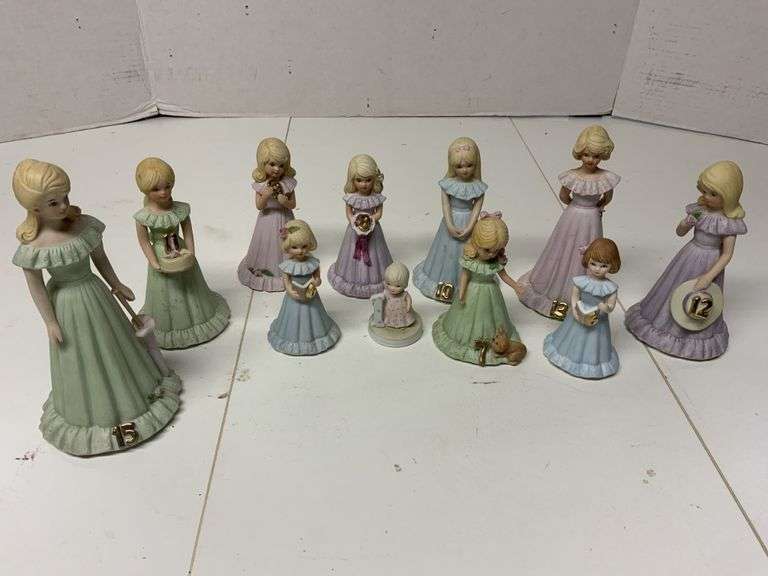 Birthday girl figurines Legacy Auction Company