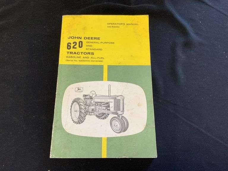 John Deere 620 tractor manual - Legacy Auction Company