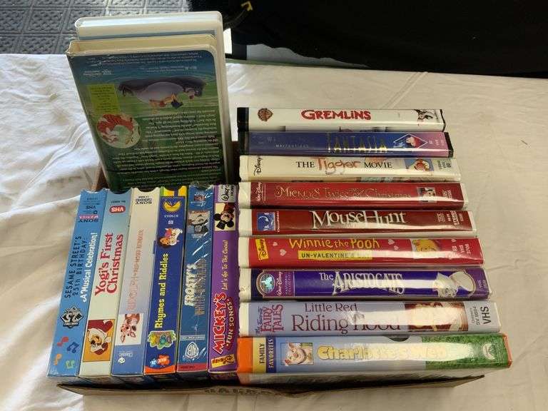 Children’s VHS tapes Legacy Auction Company