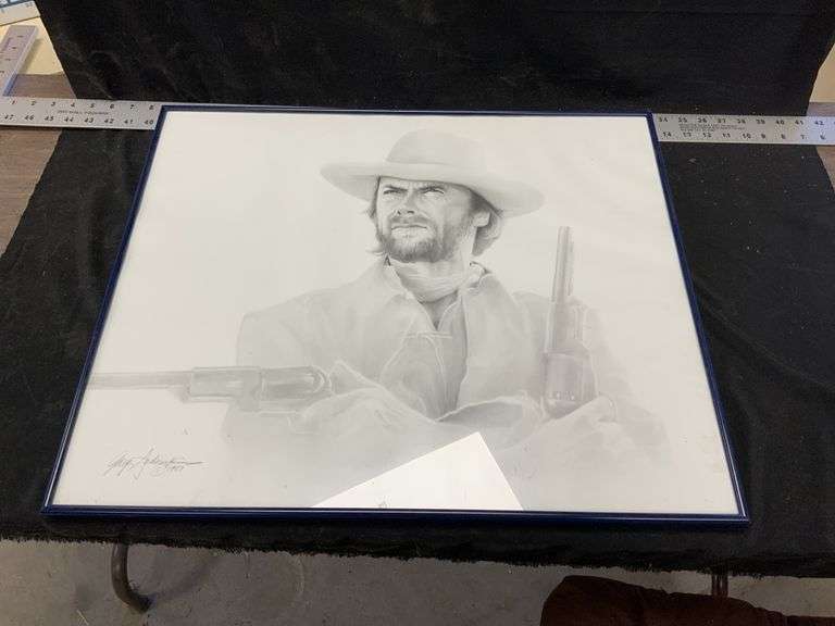 Clint Eastwood print Legacy Auction Company