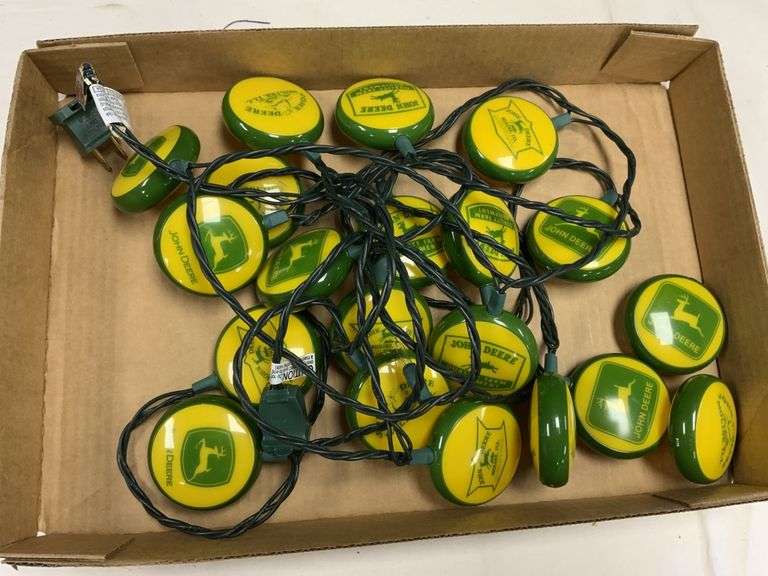 John Deere Christmas tree lights Legacy Auction Company