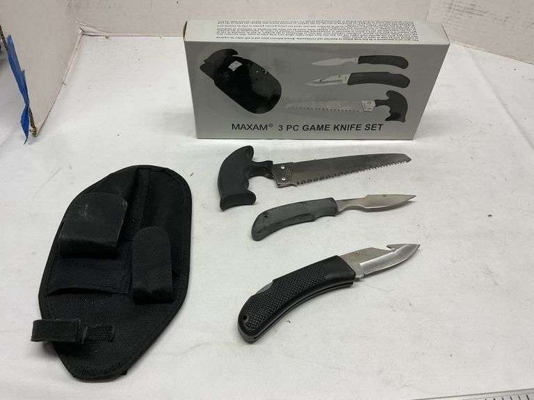 Maxam game knife set Legacy Auction Company