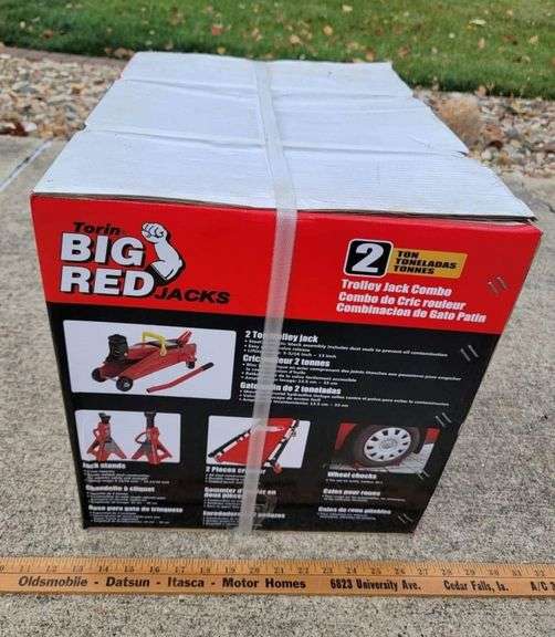 Torin "Big Red" Jacks (2 Ton) Trolley Jack Combo Legacy Auction Company