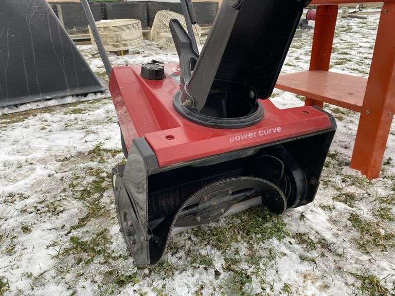 Toro 1000 E snowblower, runs great! Legacy Auction Company