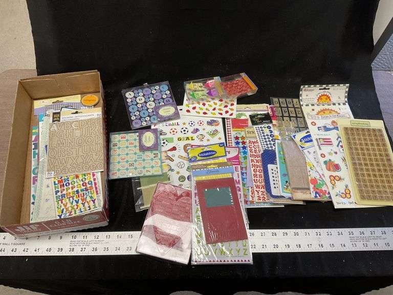 Scrapbooking items Legacy Auction Company