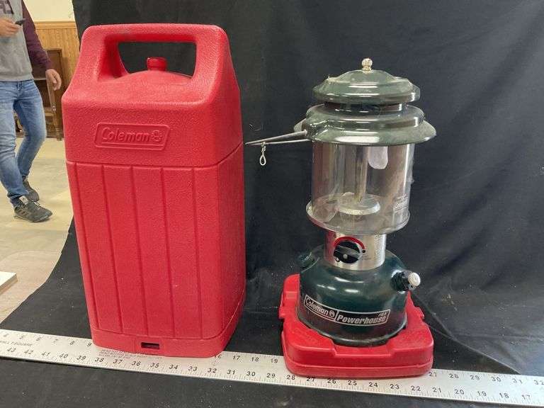 Coleman gas lantern and case Legacy Auction Company
