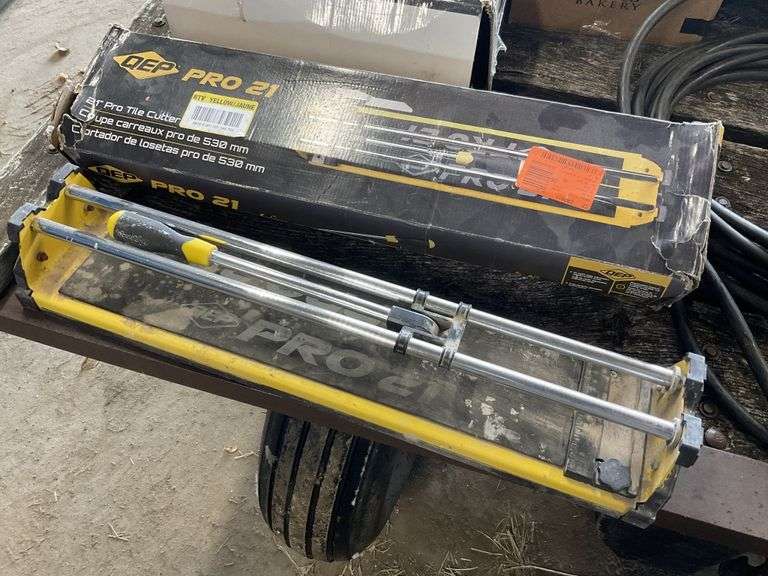 QEP pro 21 tile cutter Legacy Auction Company