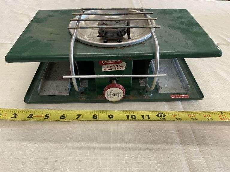 Coleman LP gas picnic stove Legacy Auction Company