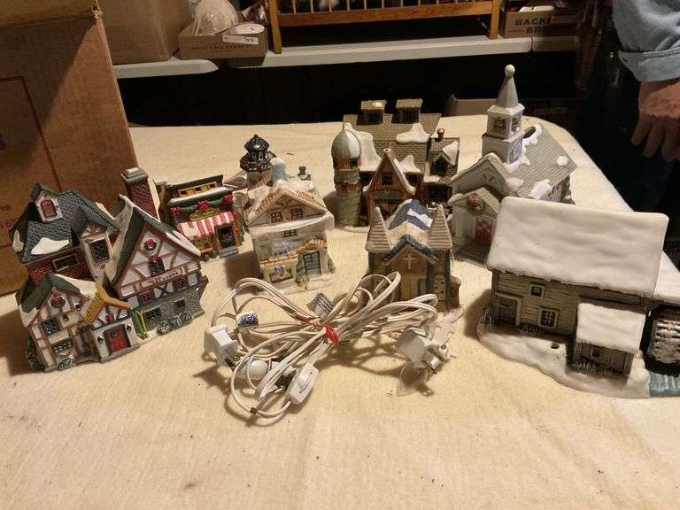 Christmas village pieces Legacy Auction Company