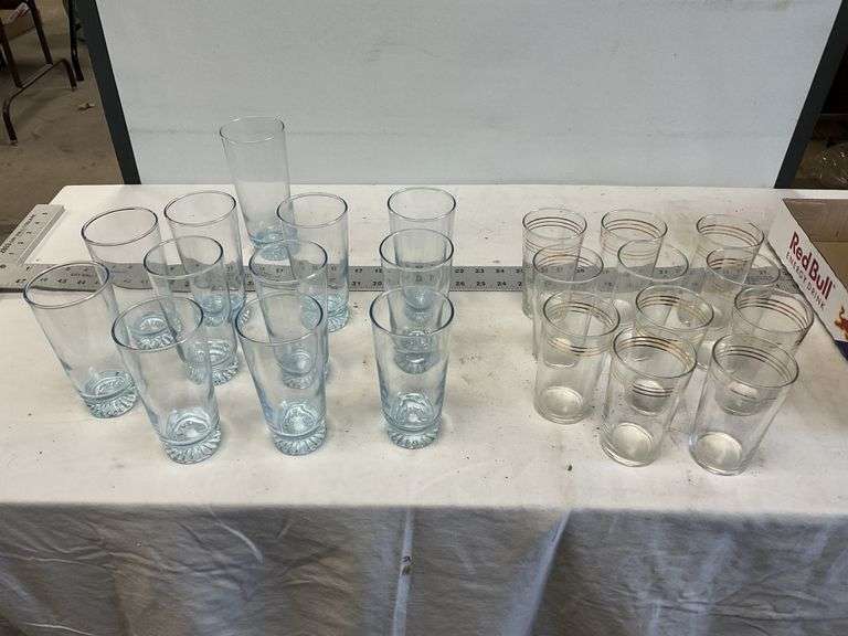 Vintage beer glasses Legacy Auction Company
