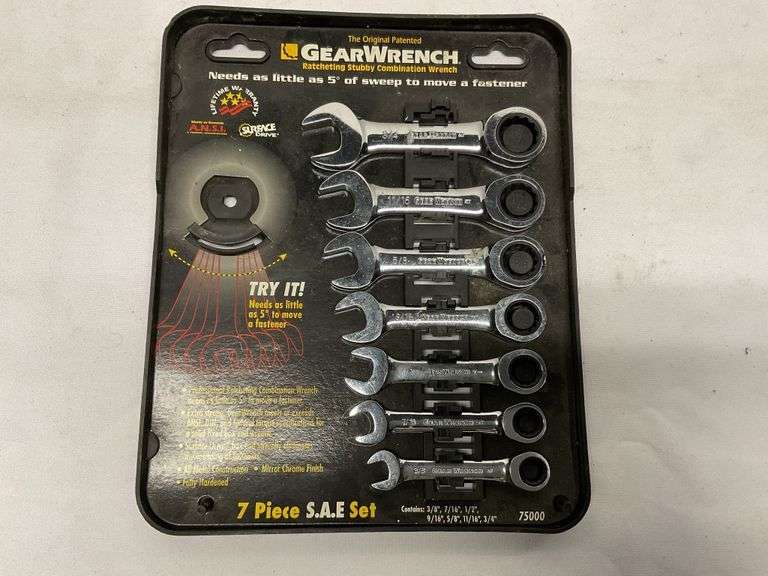 Gear Wrench combination wrenches Legacy Auction Company