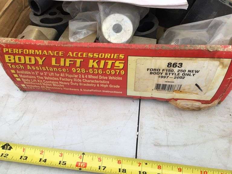 Body lift kits Legacy Auction Company