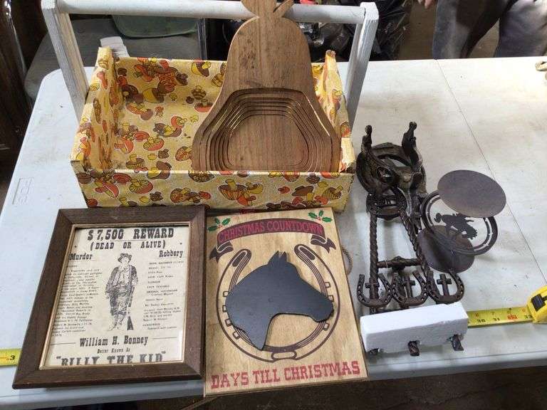 Western decor, etc. Legacy Auction Company