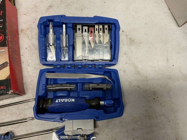 Craftsman drill bits attachment, Kobalt tools Legacy Auction Company