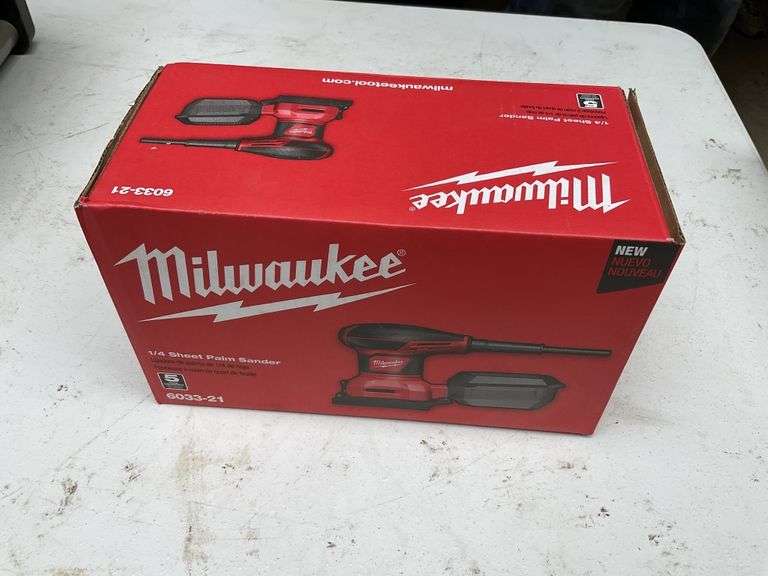 Milwaukee 1/4 sheet palm sander Legacy Auction Company