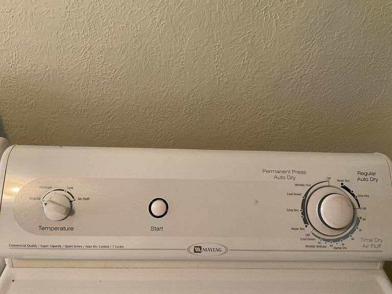 Maytag electric dryer quiet series Legacy Auction Company