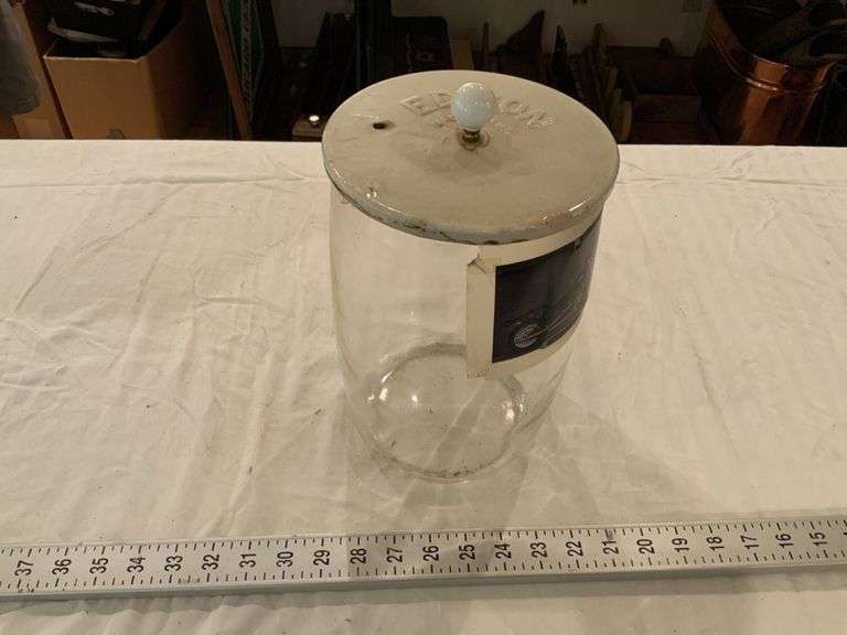 Vintage Edison battery jar Legacy Auction Company