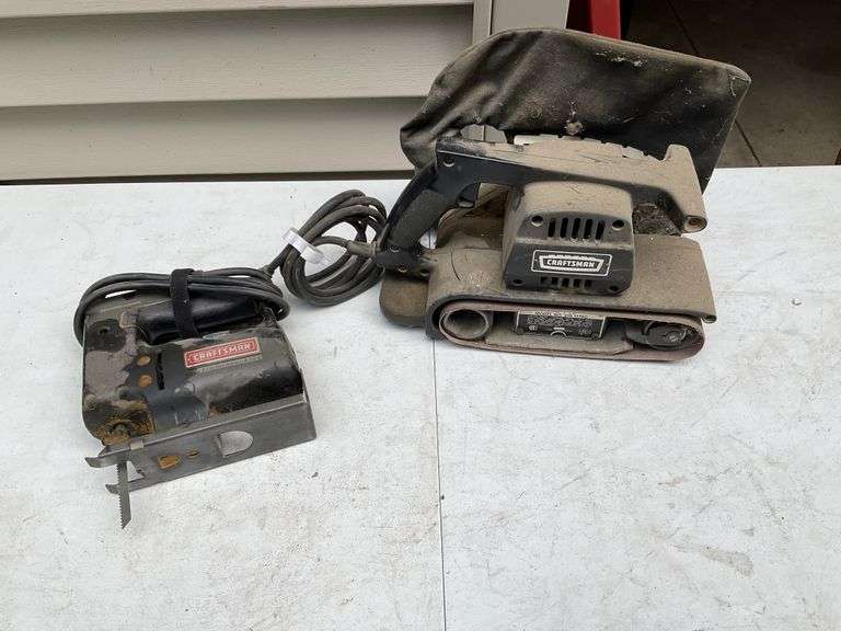 Craftsman belt sander and jigsaw Legacy Auction Company
