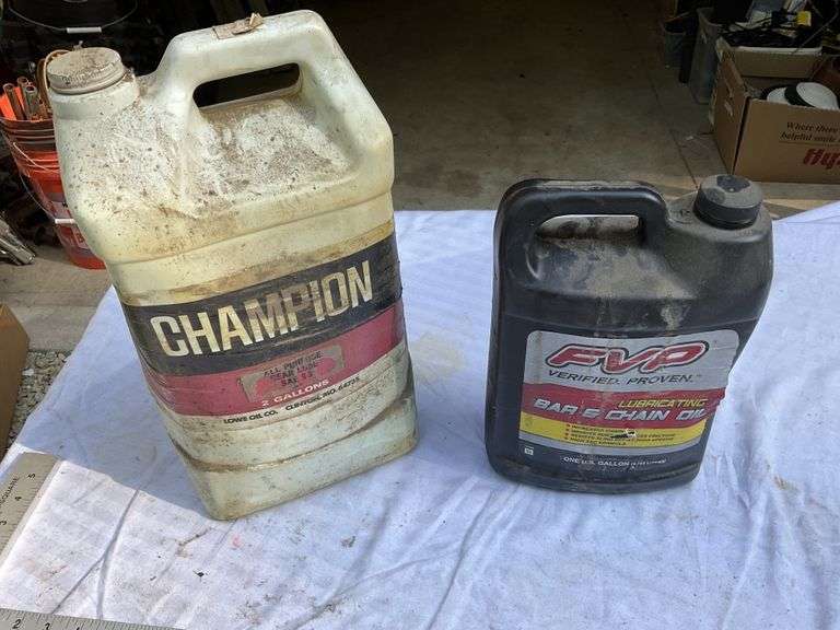 Gear lube and bar oil Legacy Auction Company