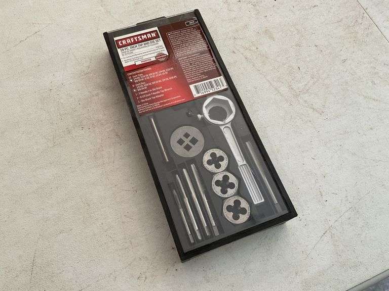 Craftsman tap and die set Legacy Auction Company