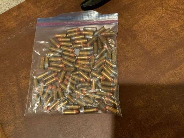 Bag of 9 mm bullets Legacy Auction Company