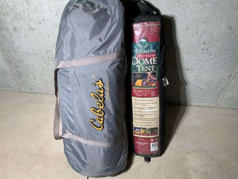 Cabela’s outback lodge 10 x 10 and dome tent Legacy Auction Company
