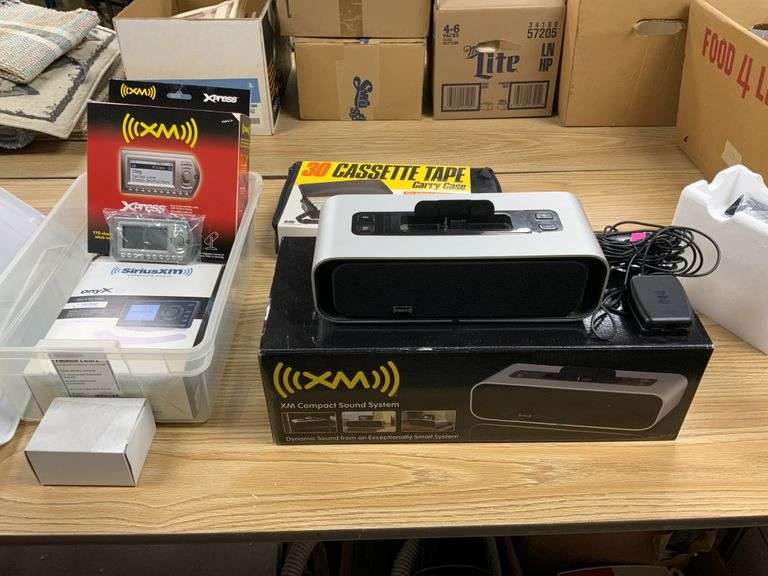 XM compact sound system Legacy Auction Company