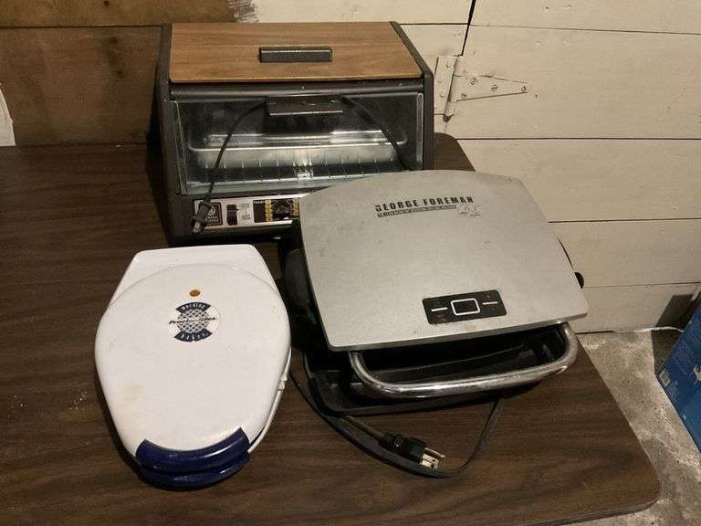foreman grill and toaster oven Legacy Auction Company