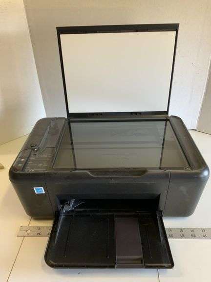 HP desk jet printer scanner copier, no cords - Legacy Auction Company