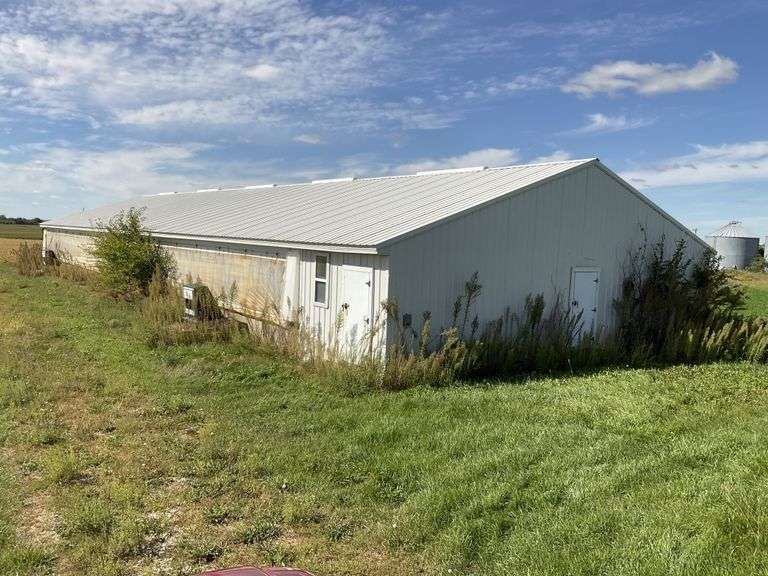 40‘ x 120‘ hog building from concrete up! Tin, Legacy Auction Company