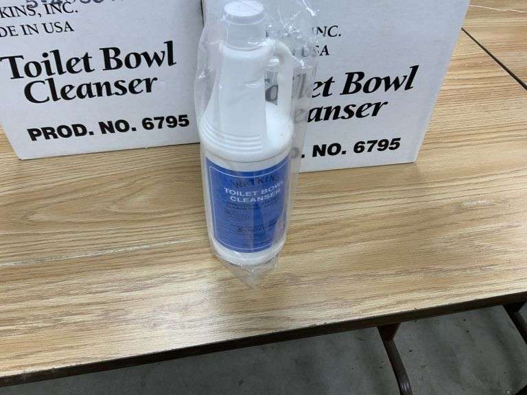 Three boxes of Watkins toilet bowl cleanser Legacy Auction Company