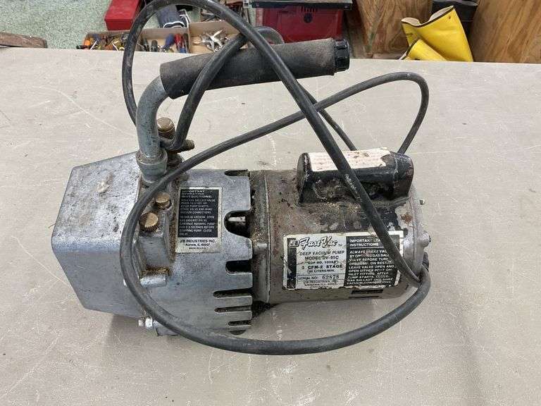 Freon vacuum pump Legacy Auction Company