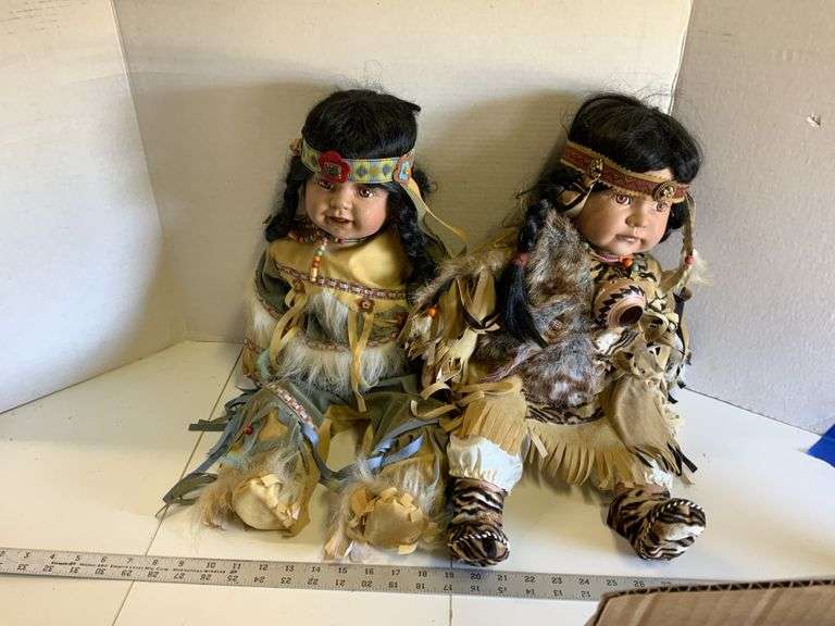 Duck House Heirloom Native American Dolls Legacy Auction Company duck-house-heirloom-native-american-dolls-legacy-auction-company
