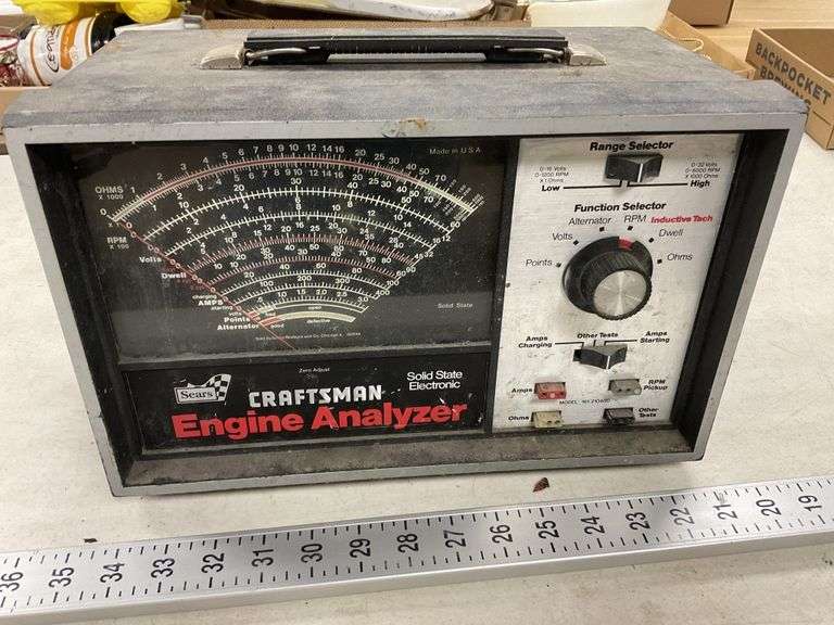 Craftsman engine analyzer Legacy Auction Company