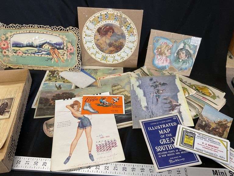 Vintage paper items, Legacy Auction Company