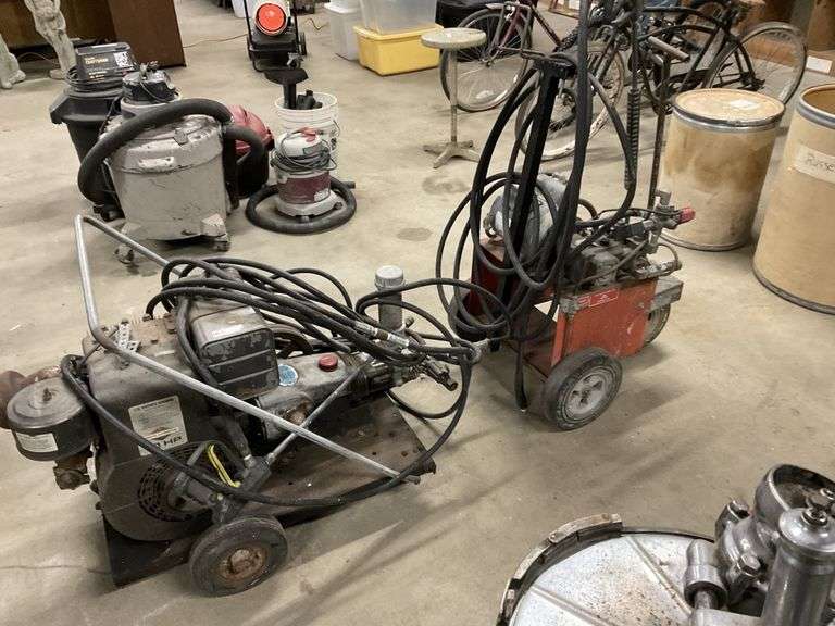 Two power washers, worked last time they were Legacy Auction Company