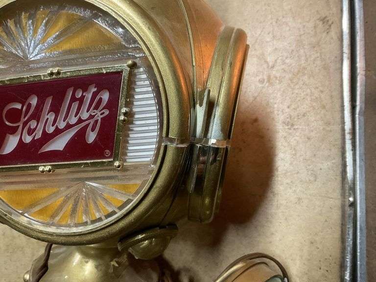 Two lighted Schlitz Beer wall lights Legacy Auction Company