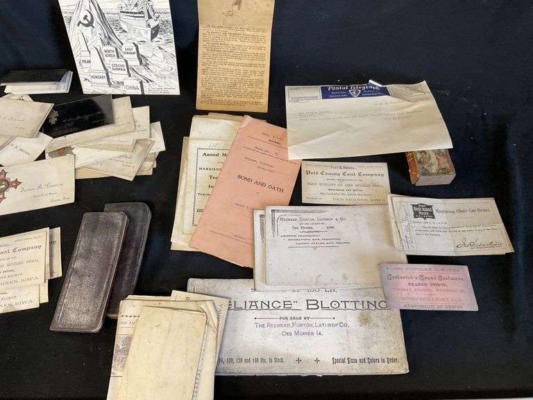 Miscellaneous vintage paper items Legacy Auction Company