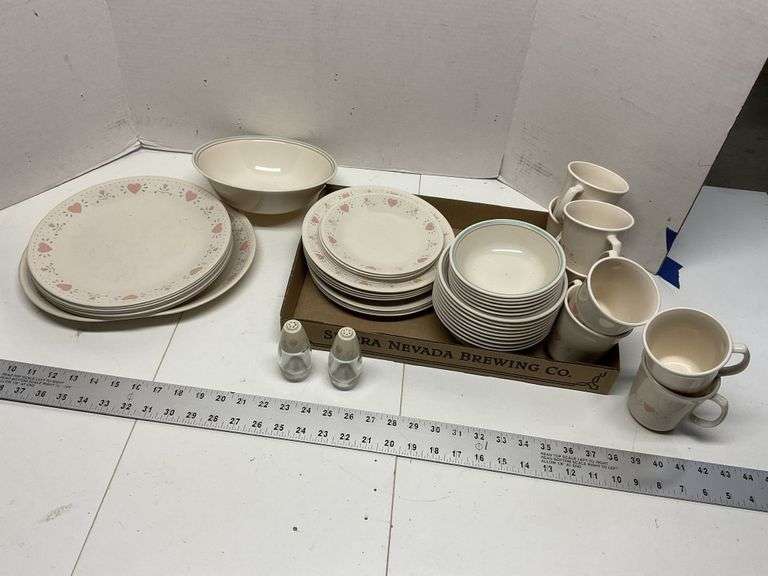 Set of Corelle dishes Legacy Auction Company