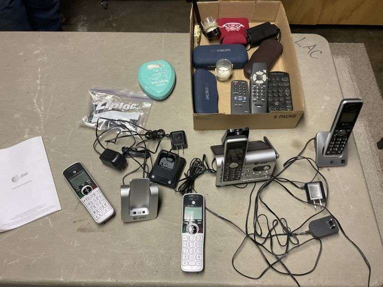 Phones and controllers etc. Legacy Auction Company
