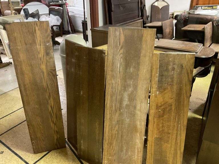 5 oak table leaves Legacy Auction Company