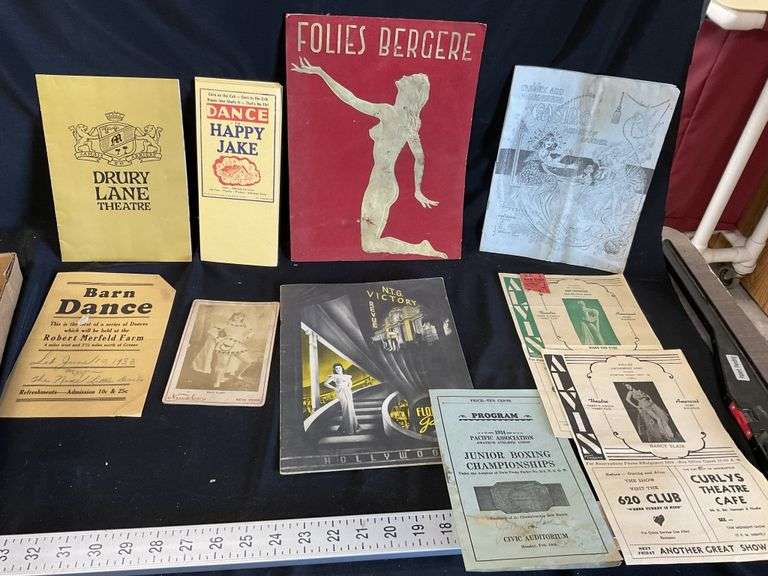 Vintage paper items Legacy Auction Company